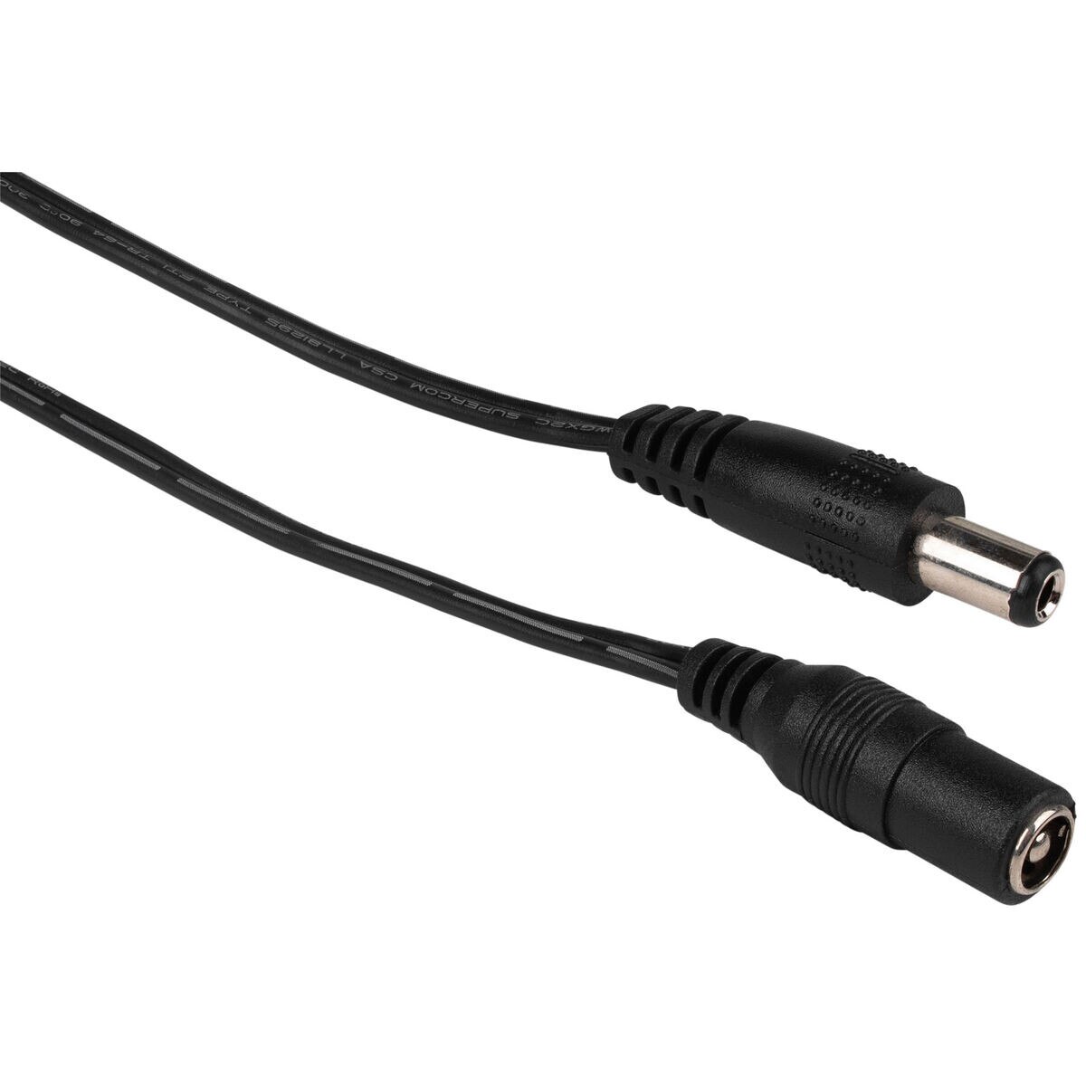 2.5 x 5.5mm DC Coaxial Power Plug Extension Cable 6 ft. Male to Female